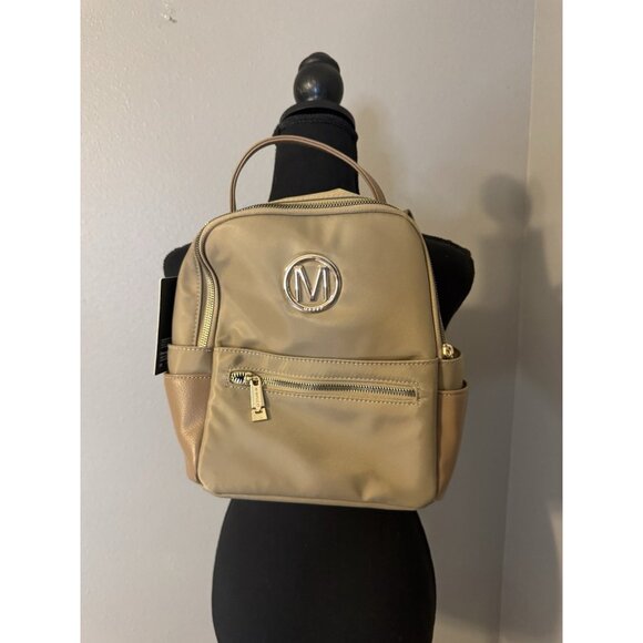 M MARCO MKP Collection Mini Backpack Purse for Ladies XL-M-8110-BG Beige NEW - Picture 11 of 16